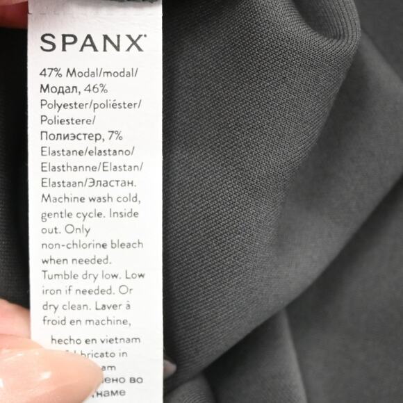 Spanx Dark Palm Crew Neck Dress Size 2X 50453R - Picture 10 of 10